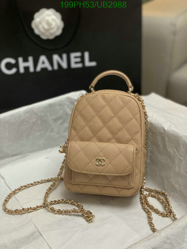 Chanel Caviar Quilted CC Mini Classic Backpack Mirror 1:1 - Image 5