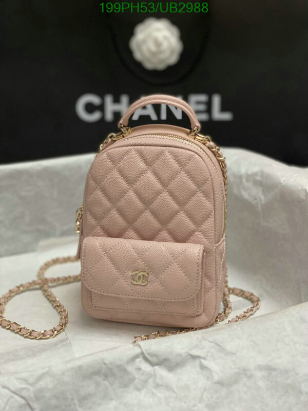 Chanel Caviar Quilted CC Mini Classic Backpack Mirror 1:1 - Image 6