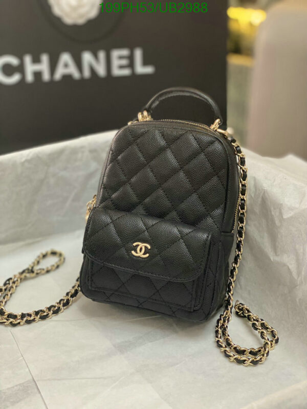 Chanel Caviar Quilted CC Mini Classic Backpack Mirror 1:1 - Image 4