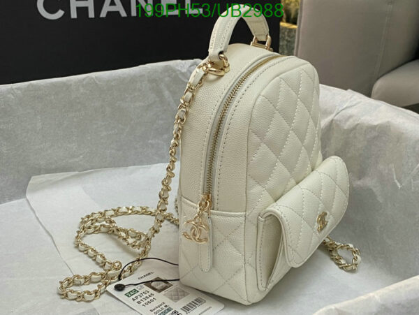 Chanel Caviar Quilted CC Mini Classic Backpack Mirror 1:1 - Image 10