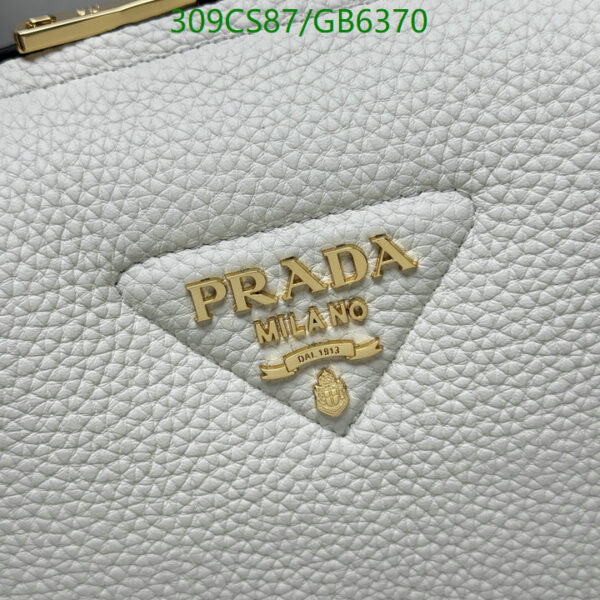 Luxury Prada small Leather Top-Handle Bag - Image 12