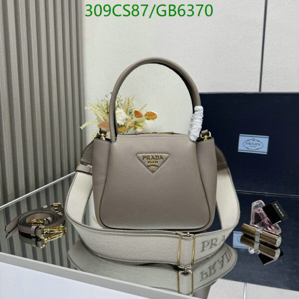 Luxury Prada small Leather Top-Handle Bag - Image 4