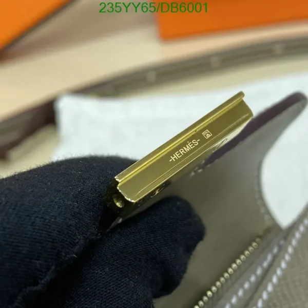 Luxury Hermes  Epsom Constance Slim Wallet Etoupe mirror 1:1 - Image 10