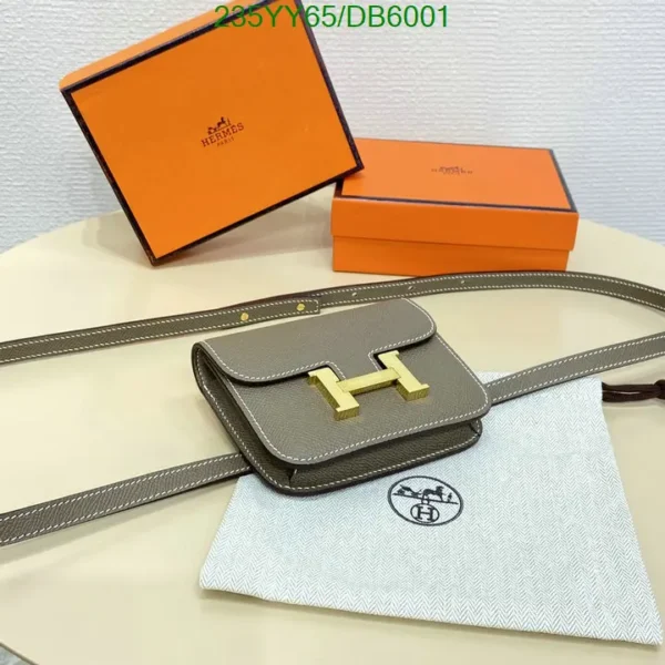 Luxury Hermes  Epsom Constance Slim Wallet Etoupe mirror 1:1 - Image 5