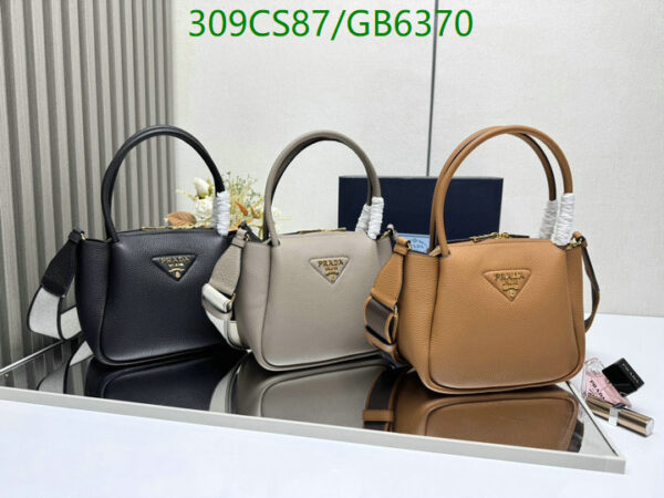 Luxury Prada small Leather Top-Handle Bag - Image 6
