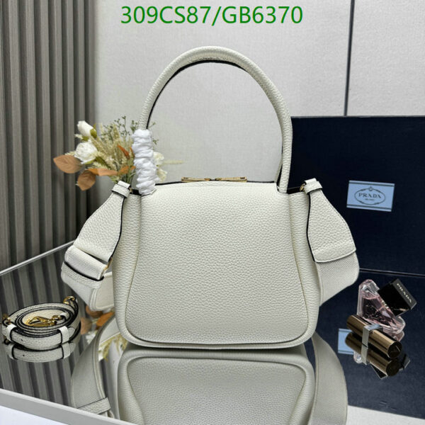 Luxury Prada small Leather Top-Handle Bag - Image 8