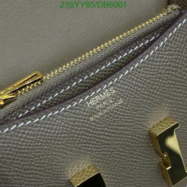 Luxury Hermes  Epsom Constance Slim Wallet Etoupe mirror 1:1 - Image 9