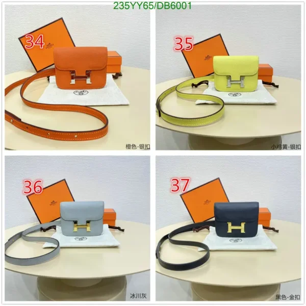 Luxury Hermes  Epsom Constance Slim Wallet Etoupe mirror 1:1 - Image 12