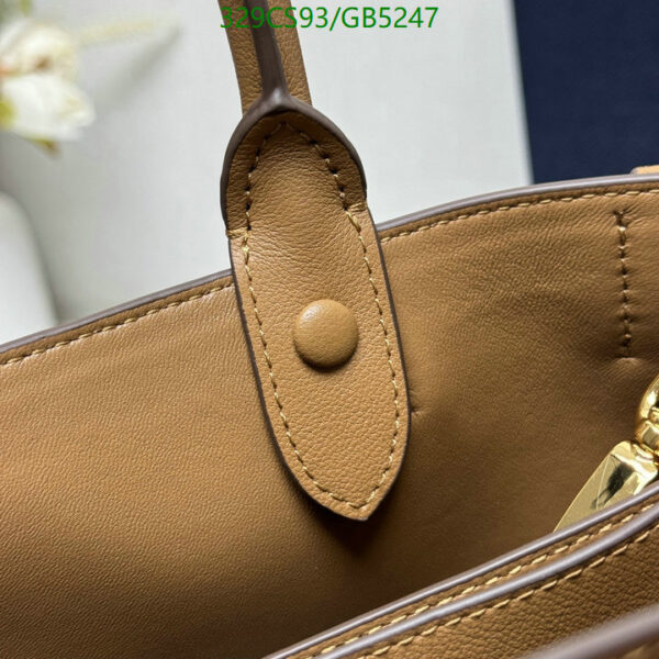 Luxury Prada Buckle Medium leather handbag with belt - Image 9