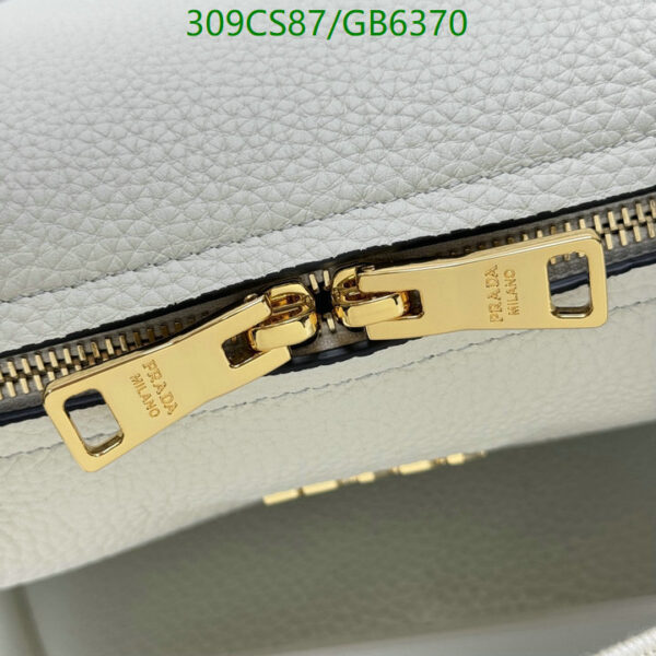 Luxury Prada small Leather Top-Handle Bag - Image 11