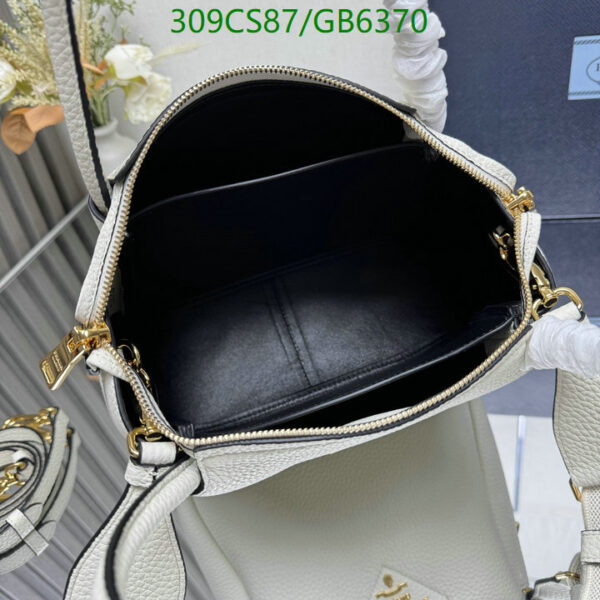 Luxury Prada small Leather Top-Handle Bag - Image 14